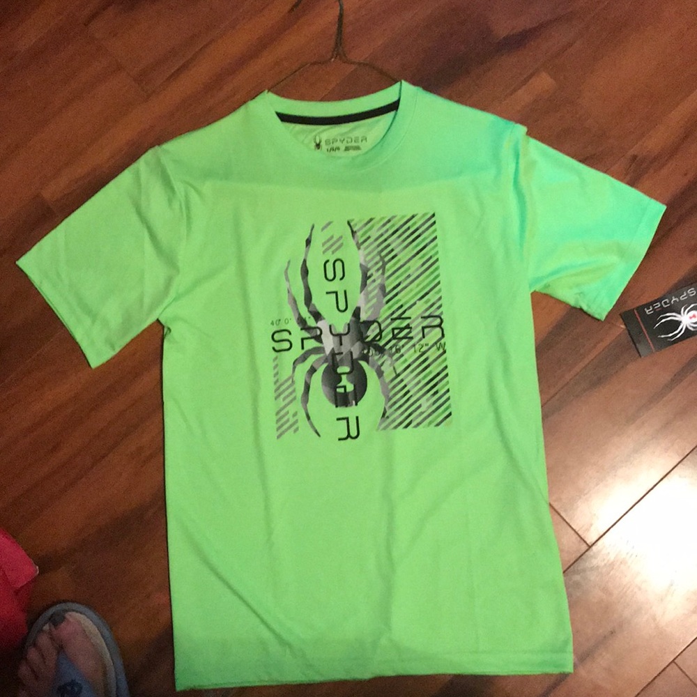 spider tee green